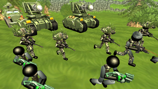 اسکرین شات بازی Stickman Tank Battle Simulator 5
