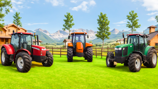 اسکرین شات 5 بازی Farmer Tractor Farming Game 3D
