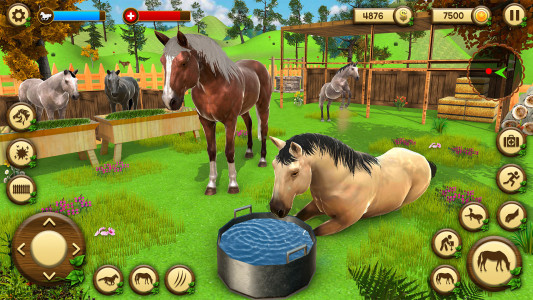 اسکرین شات 5 بازی Wild Horse Games Survival Sim