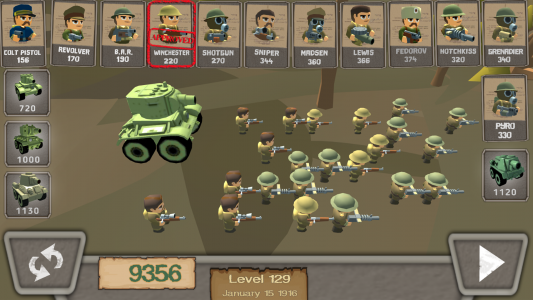اسکرین شات بازی WW1 Battle Simulator 1
