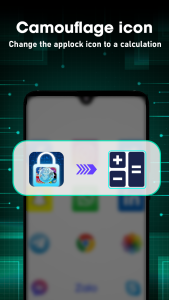 اسکرین شات 5 برنامه App Lock : Fingerprint & Pin