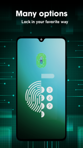 اسکرین شات 3 برنامه App Lock : Fingerprint & Pin