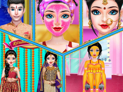 اسکرین شات برنامه Indian Wedding Dress Up Game 1