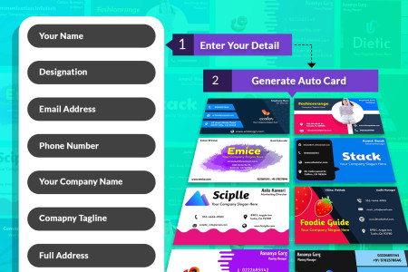 اسکرین شات 6 برنامه Digital Business Card Maker