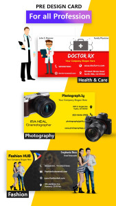 اسکرین شات 3 برنامه Digital Business Card Maker