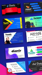 اسکرین شات 8 برنامه Digital Business Card Maker