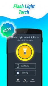 اسکرین شات برنامه Flashlight Alert on Call / SMS 8