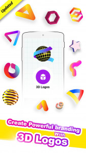 اسکرین شات برنامه Logo Maker - Create 3D Logos 2