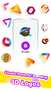 اسکرین شات برنامه Logo Maker - Create 3D Logos 2