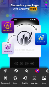اسکرین شات 4 برنامه Logo Maker - Brand Logo Design