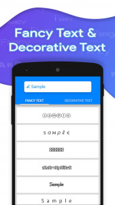اسکرین شات 4 برنامه Fancy Text For Chat