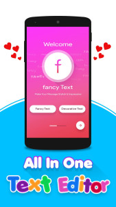 اسکرین شات 2 برنامه Fancy Text For Chat