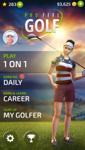 اسکرین شات بازی Pro Feel Golf - Sports Simulation 1