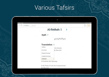 اسکرین شات برنامه Learn Quran Tafsir: Read Tafsir & Quran Search 7