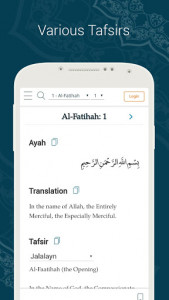 اسکرین شات برنامه Learn Quran Tafsir: Read Tafsir & Quran Search 3