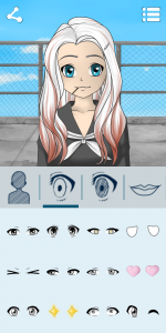 اسکرین شات برنامه Avatar Maker: Anime 1