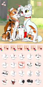 اسکرین شات برنامه Avatar Maker: Couple of Cats 2