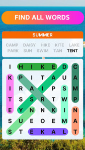 اسکرین شات 3 بازی Word Search