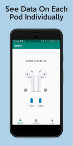 اسکرین شات برنامه PodAir - AirPods Battery Level 3