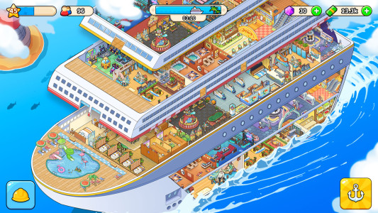 اسکرین شات 3 بازی My Cruise: Idle ship Tycoon