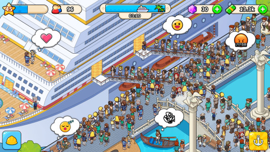 اسکرین شات 1 بازی My Cruise: Idle ship Tycoon