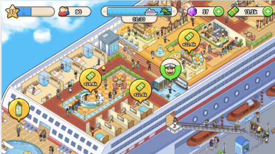 اسکرین شات 5 بازی My Cruise: Idle ship Tycoon