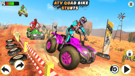 اسکرین شات بازی Atv Quad Bike Stunts Racing- New Bike Stunts Game 8