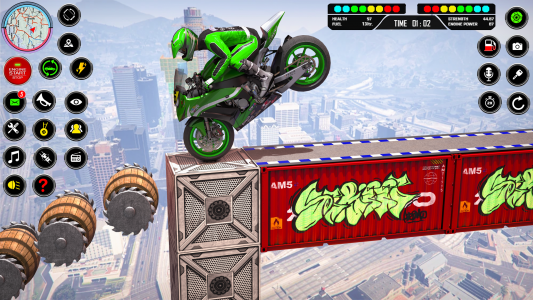 اسکرین شات بازی Bike Stunt Impossible Track 4