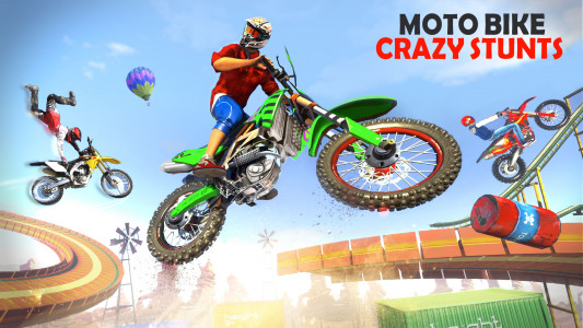 اسکرین شات بازی Bike Stunts Race Bike Games 3D 7