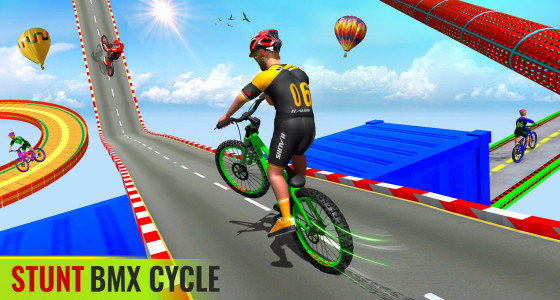 اسکرین شات بازی BMX Freestyle Stunt Cycle Race 1