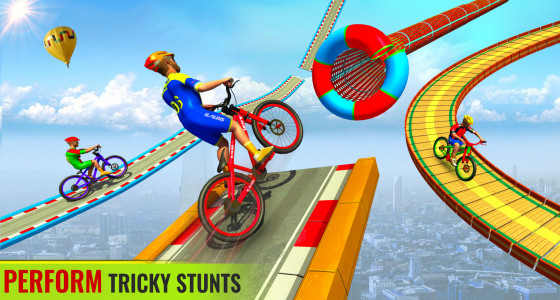 اسکرین شات بازی BMX Freestyle Stunt Cycle Race 2