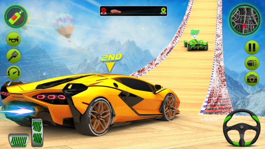 اسکرین شات بازی Impossible Mega Ramp Car Stunt 2