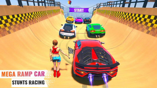 اسکرین شات بازی Car Stunts: Crazy Car Games 4