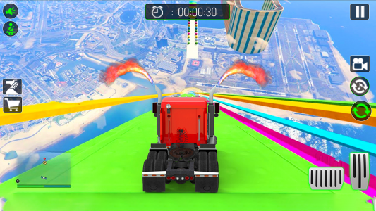 اسکرین شات بازی Monster Truck Stunt Car Games 4