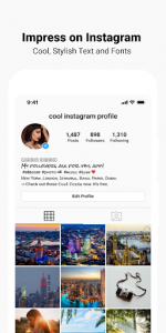 اسکرین شات برنامه Cool Stylish Text Converter: Fonts for Instagram 1