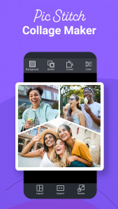 اسکرین شات برنامه Pic Stitch: Collage Maker 1