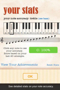 اسکرین شات برنامه Note Trainer Learn to Sight Read Piano Notes 6
