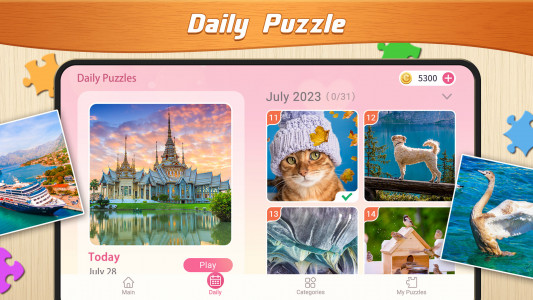 اسکرین شات بازی Daily Jigsaw Puzzles 7