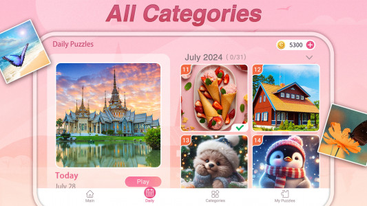 اسکرین شات بازی Daily Jigsaw Puzzles 6