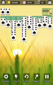 اسکرین شات بازی Spider Solitaire 3