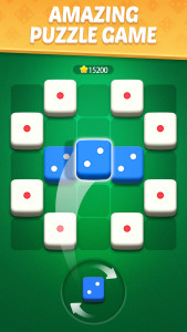 اسکرین شات 1 بازی Dice Puzzle - Merge puzzle
