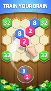 اسکرین شات 3 بازی Hexa Block Puzzle - Merge!