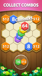اسکرین شات 5 بازی Hexa Block Puzzle - Merge!
