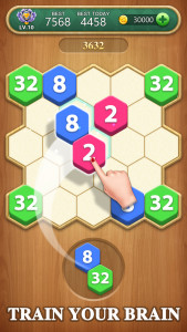 اسکرین شات بازی Hexa Block Puzzle - Merge! 1