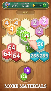 اسکرین شات بازی Hexa Block Puzzle - Merge! 3