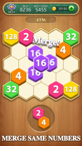 اسکرین شات بازی Hexa Block Puzzle - Merge! 2
