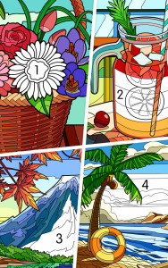 اسکرین شات بازی Coloring - color by number 3