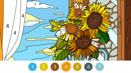 اسکرین شات بازی Coloring - color by number 6
