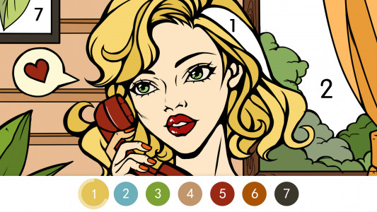 اسکرین شات بازی Coloring - color by number 8