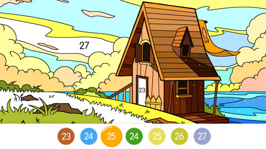اسکرین شات بازی Coloring - color by number 5